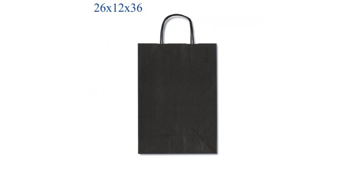 1 SHOPPER CARTA C/CORD.ALLEGRA NERO 26x12x36