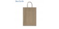 1 SHOPPER CARTA C/CORDONCINO NEUTRO AVANA 26x12x36