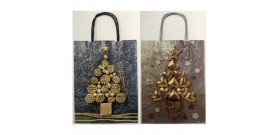 1 SHOPPER CARTA C/CORD.ALLEGRA NATALE 2s.22x10x29 OFFERTA