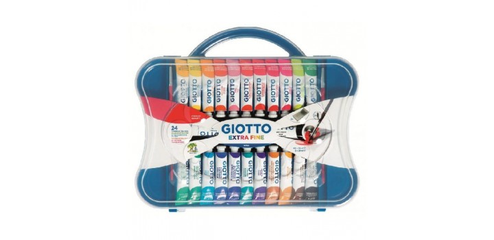 GIOTTO 24 TUBETTI TEMPERA 12ML ASSORTITO