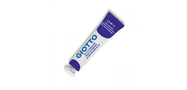 6 TEMPERA GIOTTO 12ml BLU OLTREMARE 17